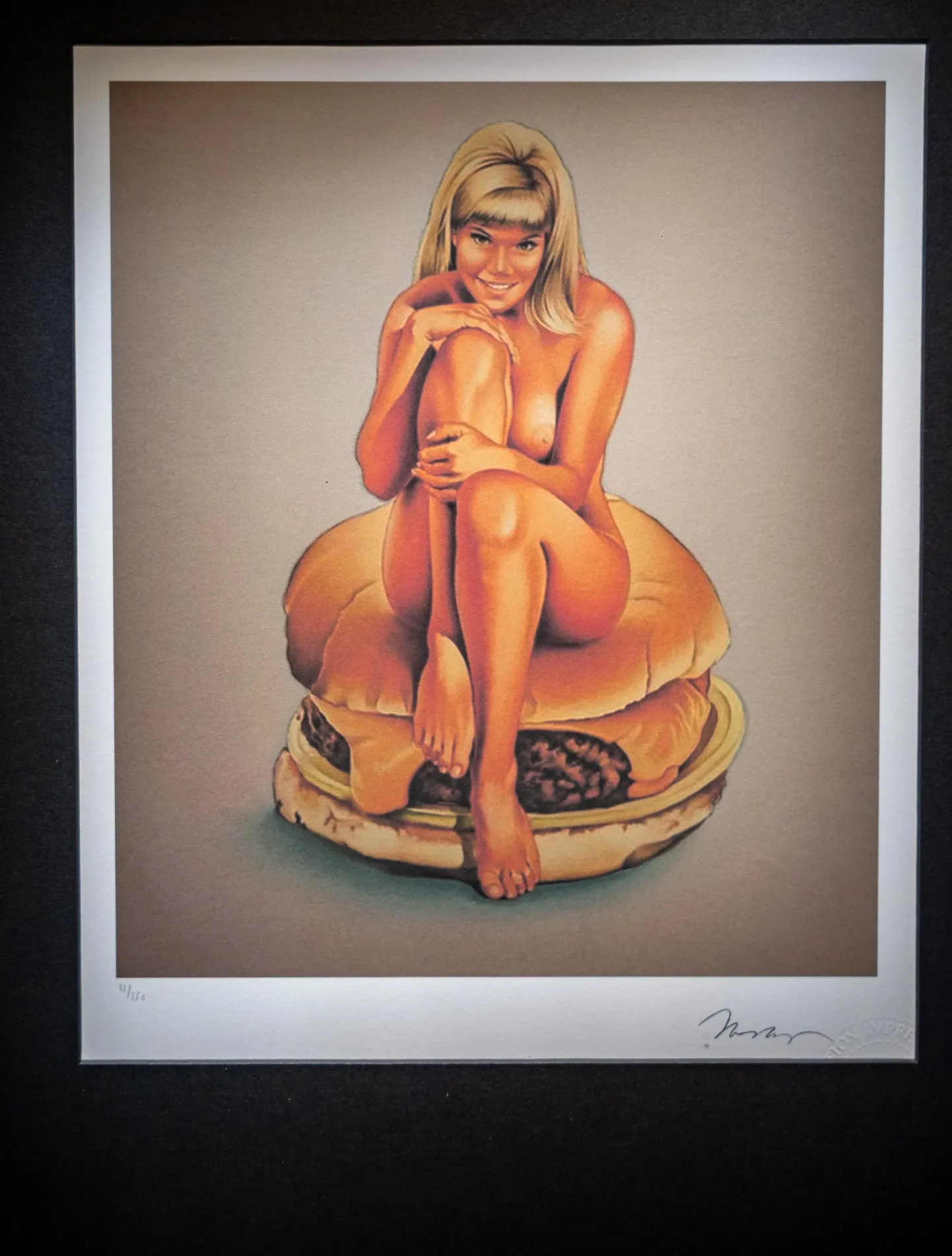 Mel Ramos, «Hamburger Girl» (1965).