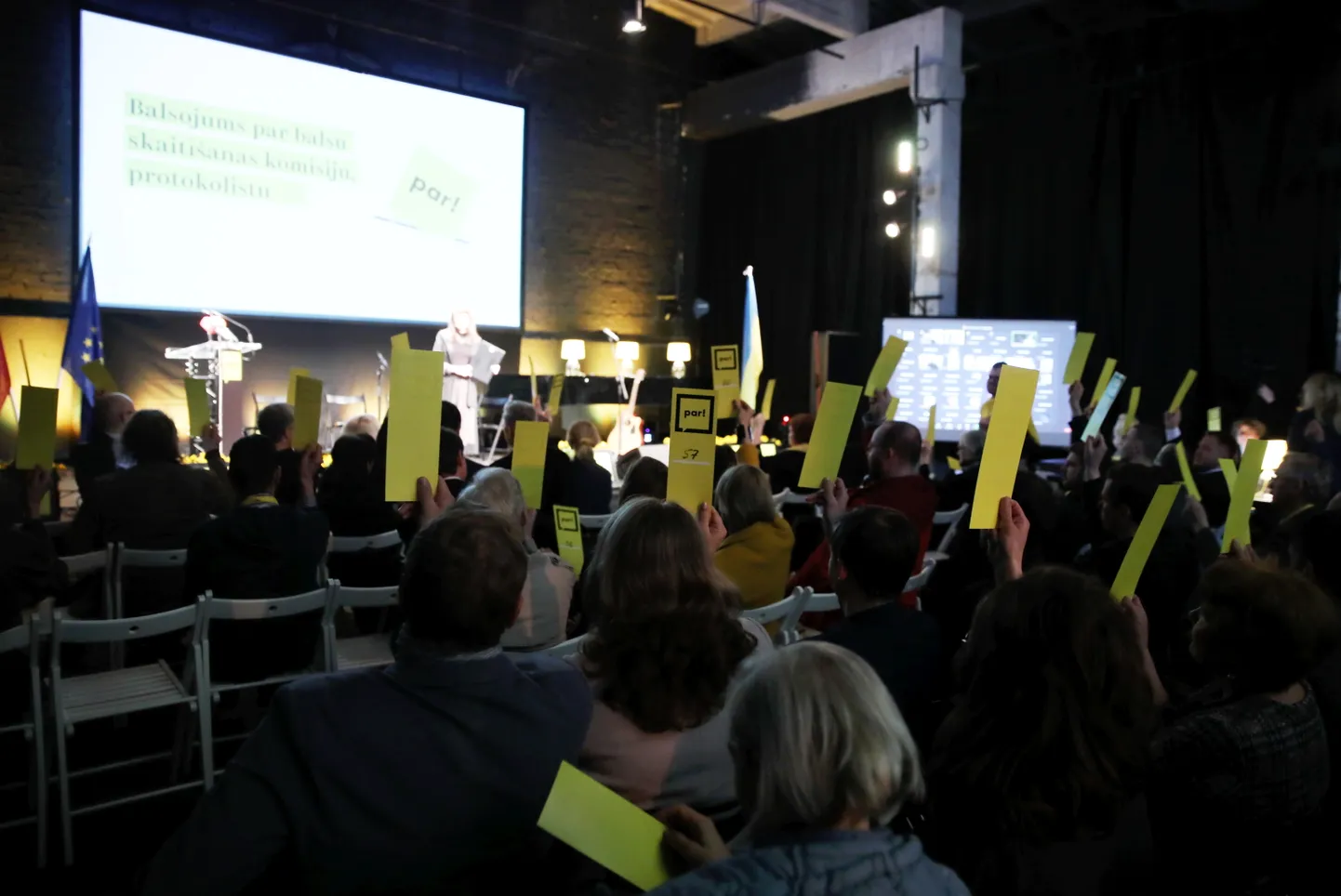 Kustības "Par!" kongress Tallinas ielas kvartāla kultūrtelpā "Tu jau zini kur".