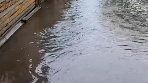 Močno neurje in poplave v Kuressaareju