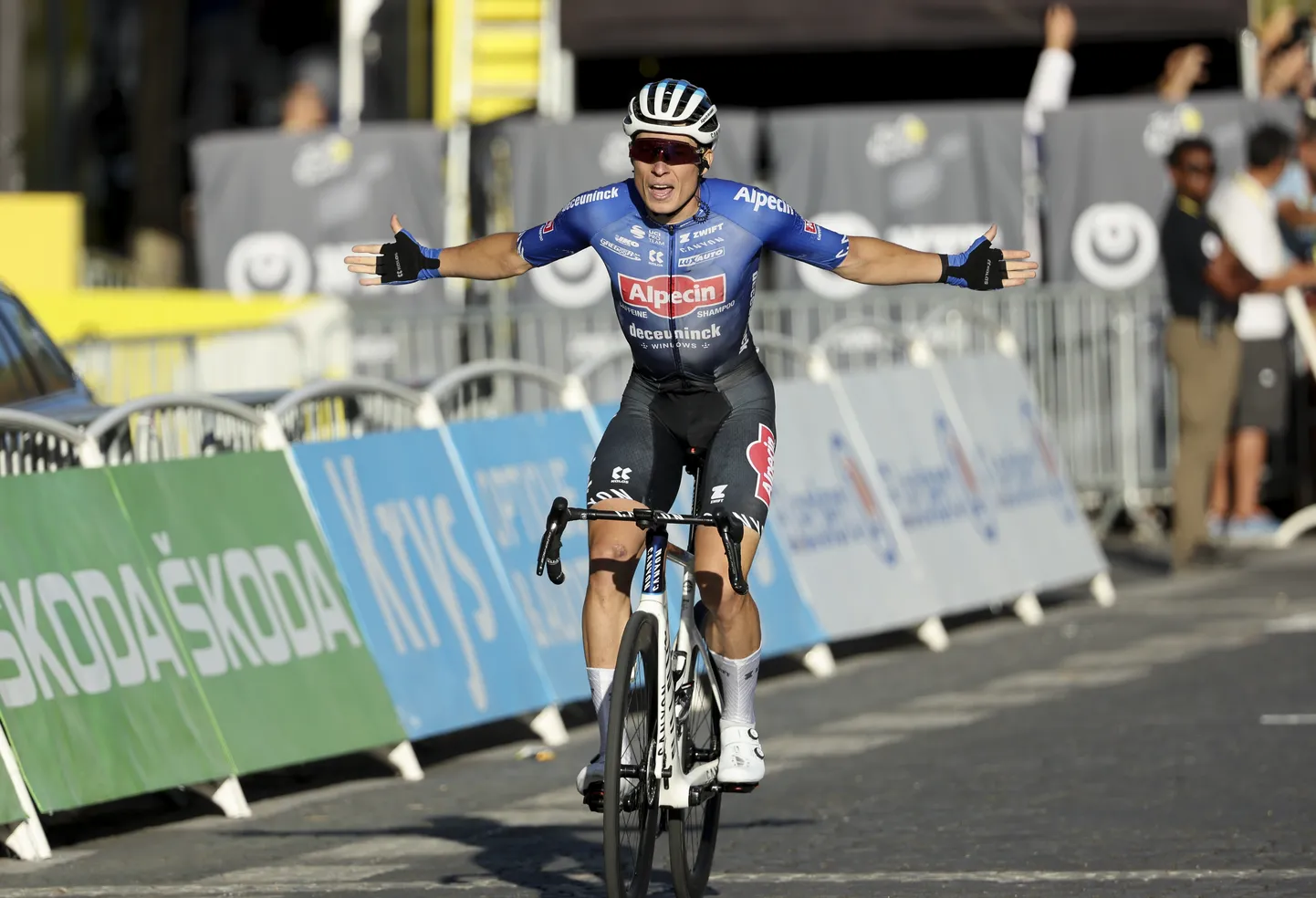 Alpecin - Deceunincku rattur Jasper Philipsen tänavusel Tour de France'il.