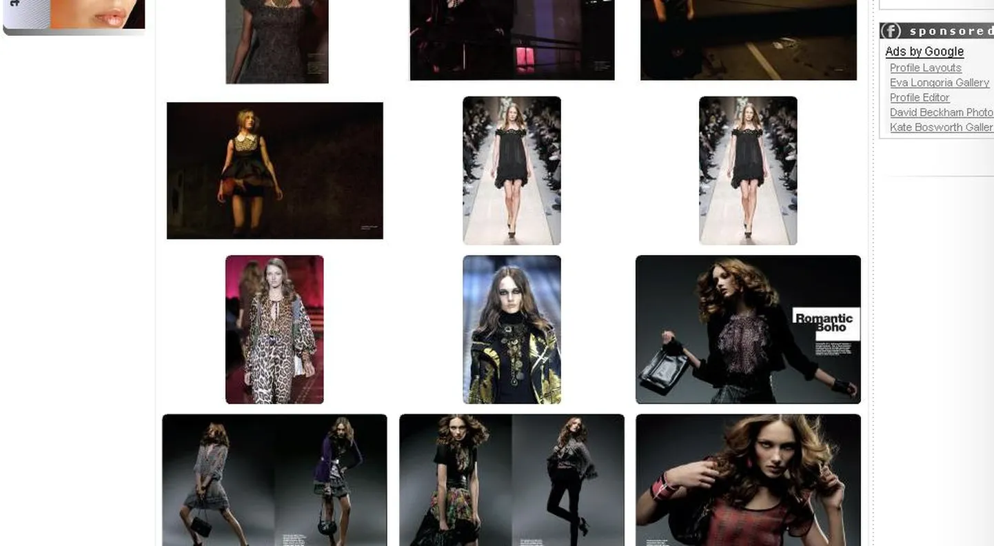 Selliseid Karmen Pedaru pilte võib leida lehelt www.fashionmodeldirectory.com.