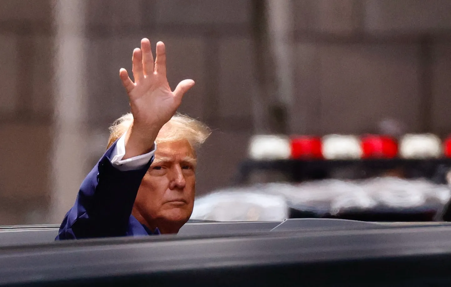 Endine USA president ja vabariiklaste presidendikandidaat Donald Trump lahkumas Trump Towerist New Yorgis 31. mail 2024.