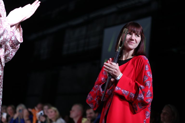 Tallinn Fashion Week: Kuldnõela võitja Triinu Pungits.
