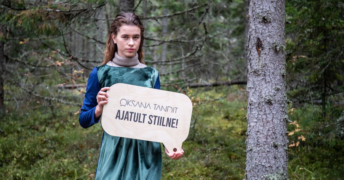 Oksana Tandit esitles juubelikollektsiooni Viru raba müstilises rüpes