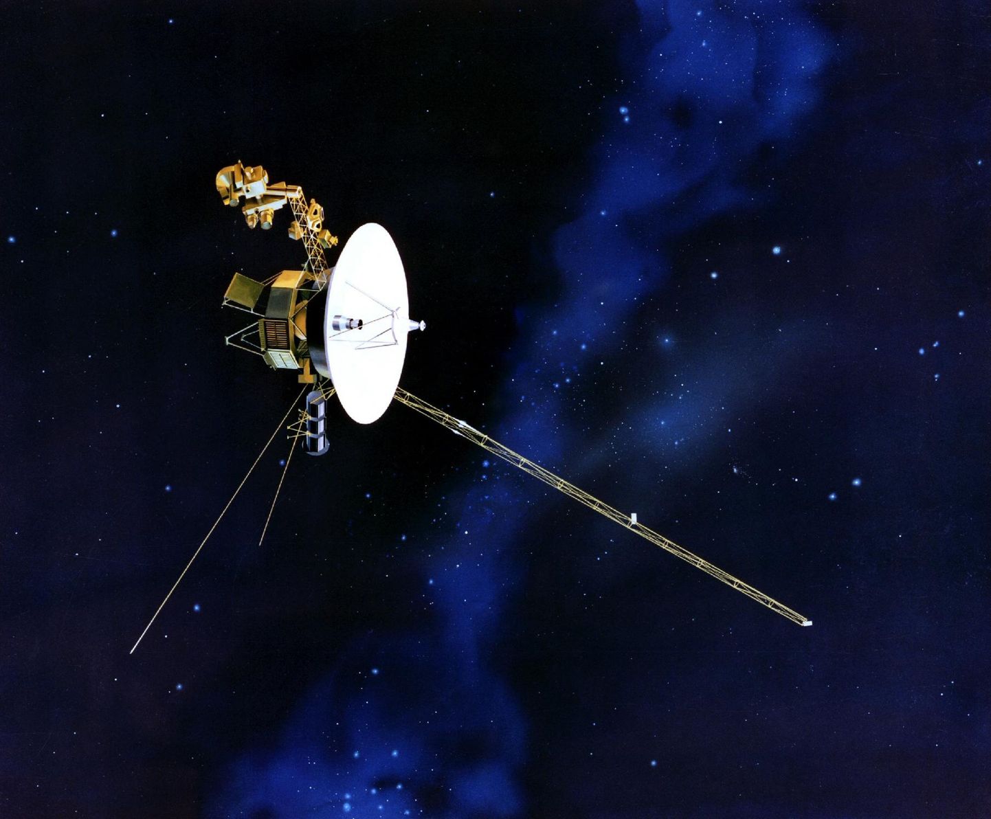 Kunstniku tõlgendus kosmosesondist Voyager 1
