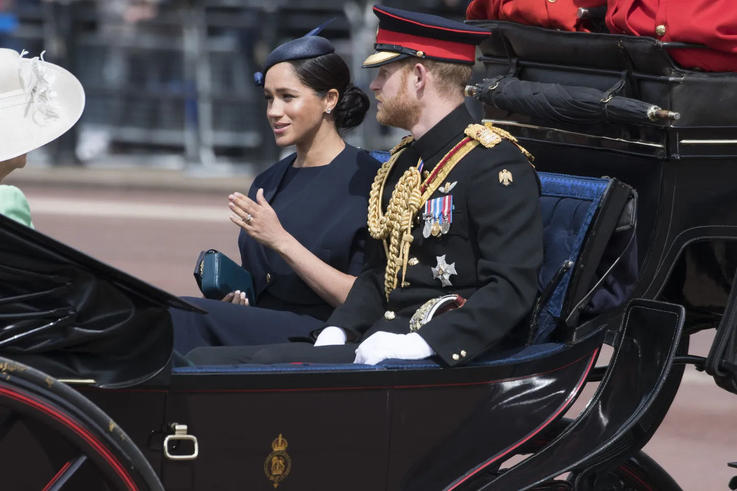 Prints Harry ja Sussexi hertsoginna Meghan Trooping the Colour paraadil