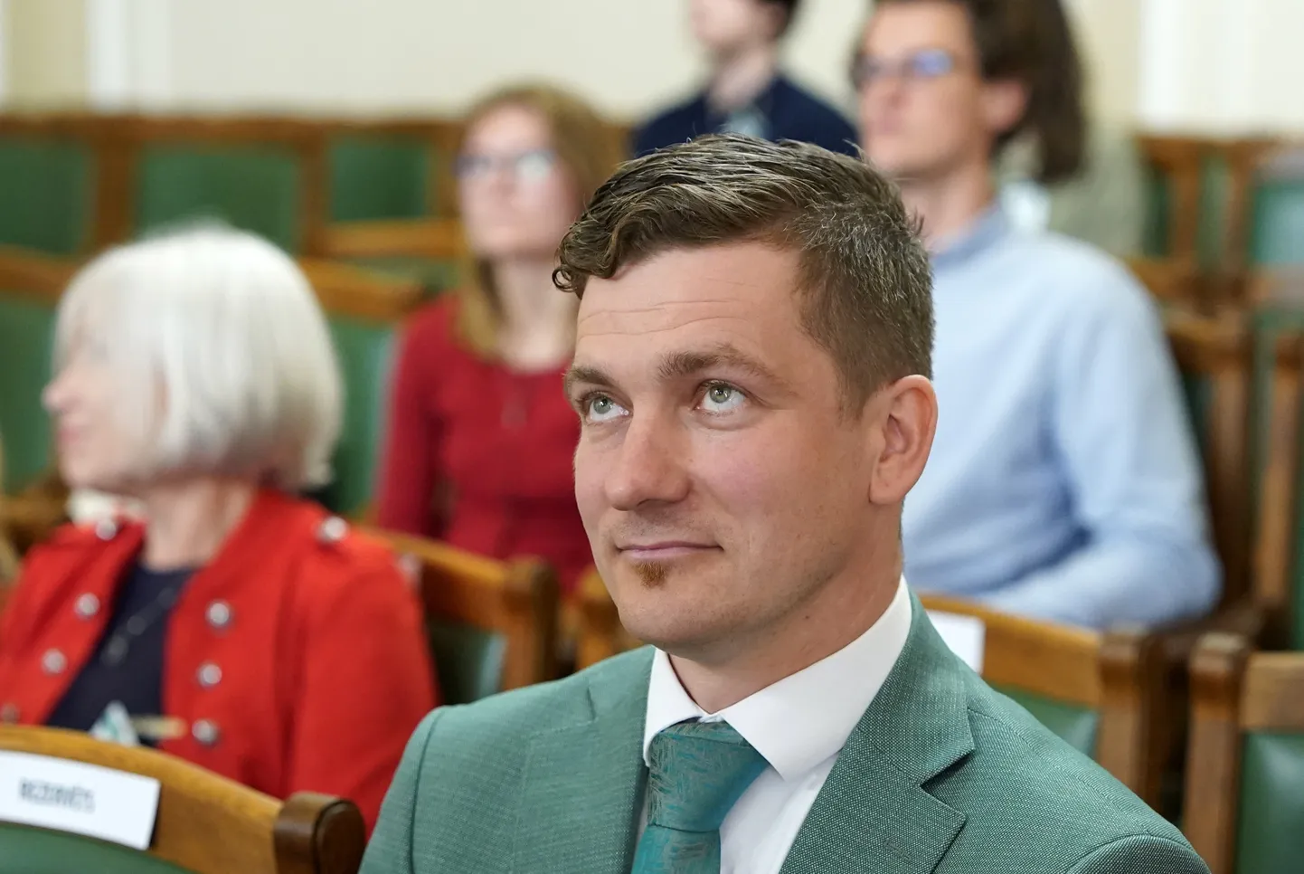 Centrālās vēlēšanu komisijas priekšsēdētāja amata kandidāts Māris Zviedris piedalās Saeimas pavasara sesijas noslēguma sēdē.