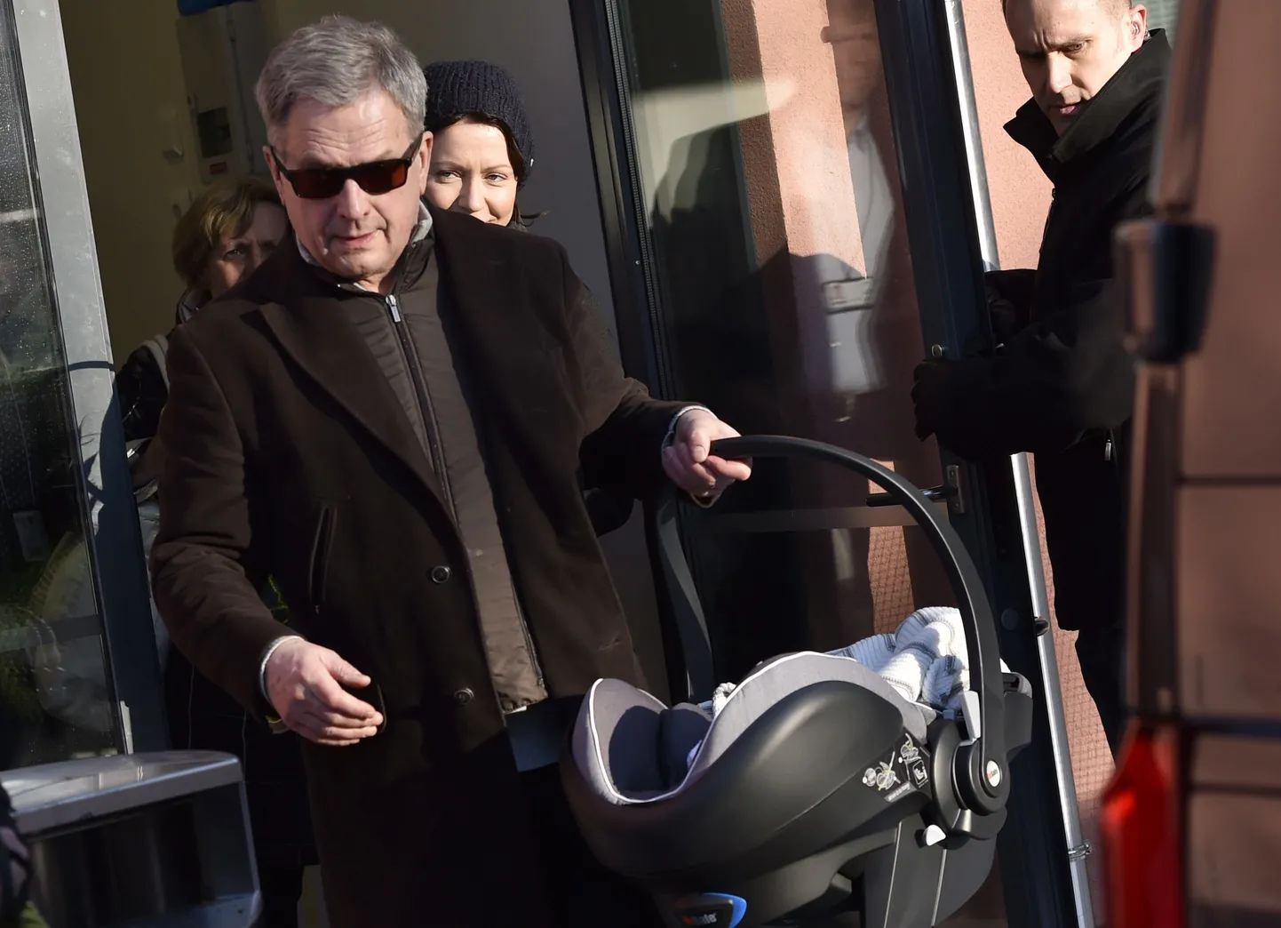 Sauli Niinistö, Jenni Haukio ja nende poeg