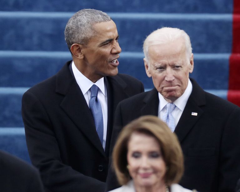 Ameerika Ühendriikide endine president Barack Obama ja asepresident Joe Biden.
