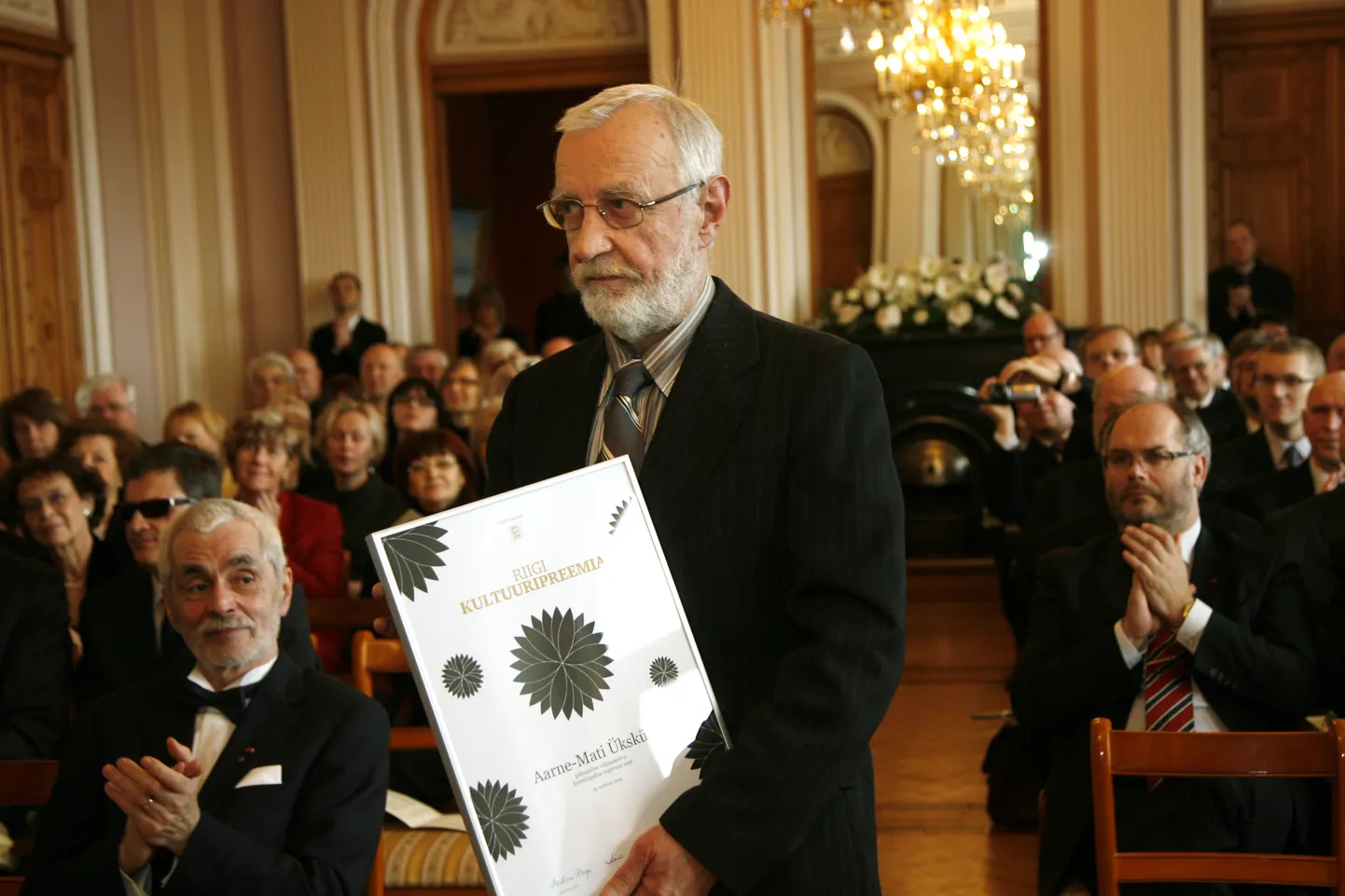 Aarne Üksküla Teaduste Akadeemia majas.