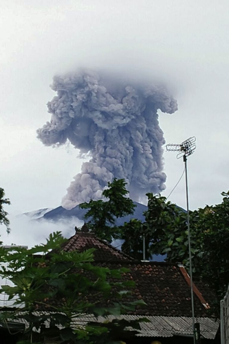 Indoneesia Bali saare Agungi vulkaan