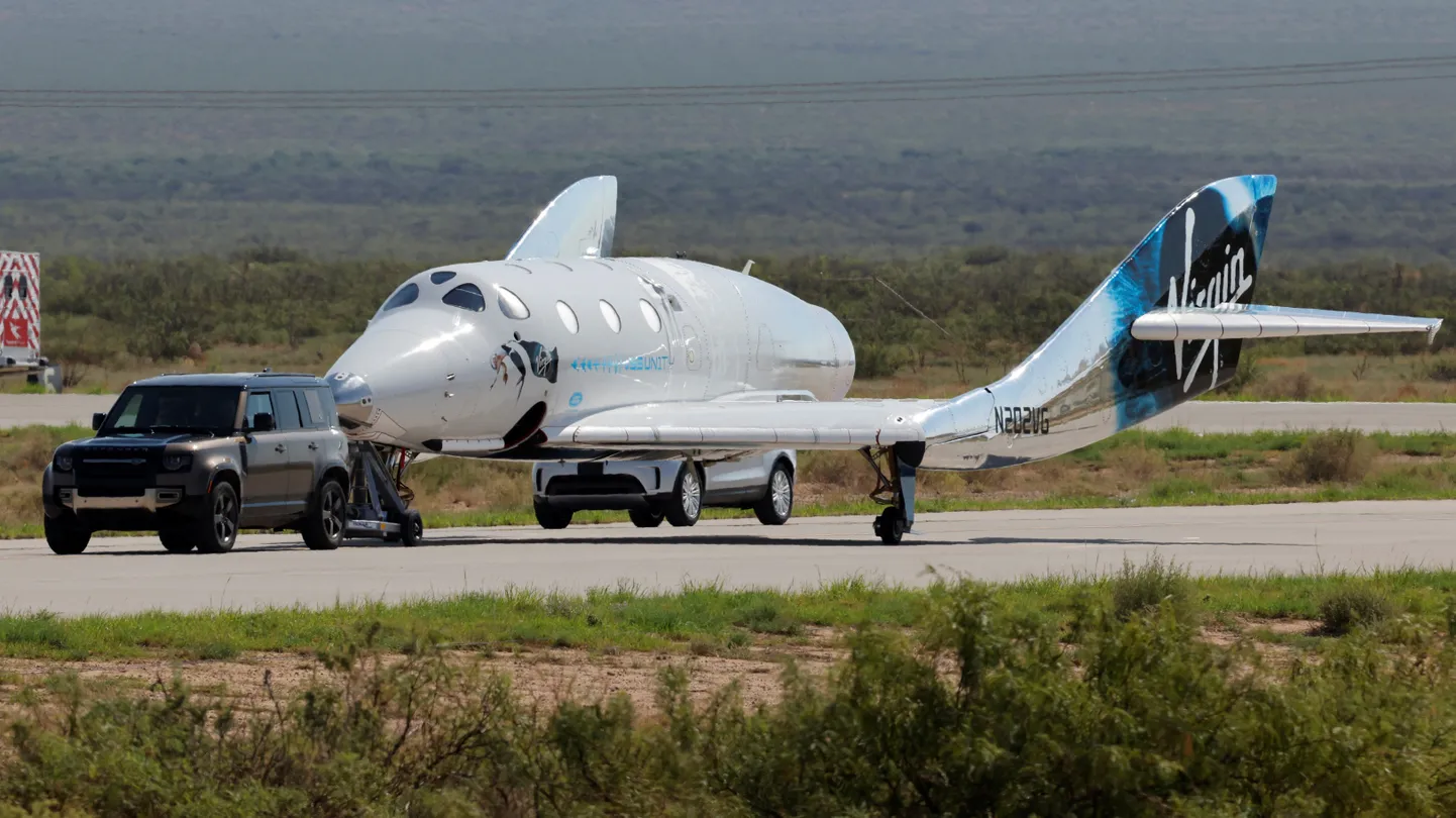 Virgin Galactic's kosmusesõiduk.
