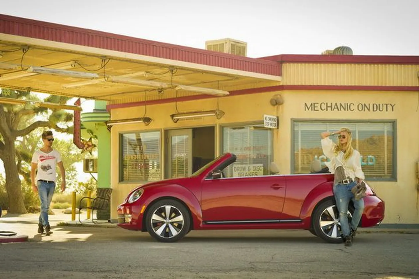 Volkswagen Beetle kabriolett.