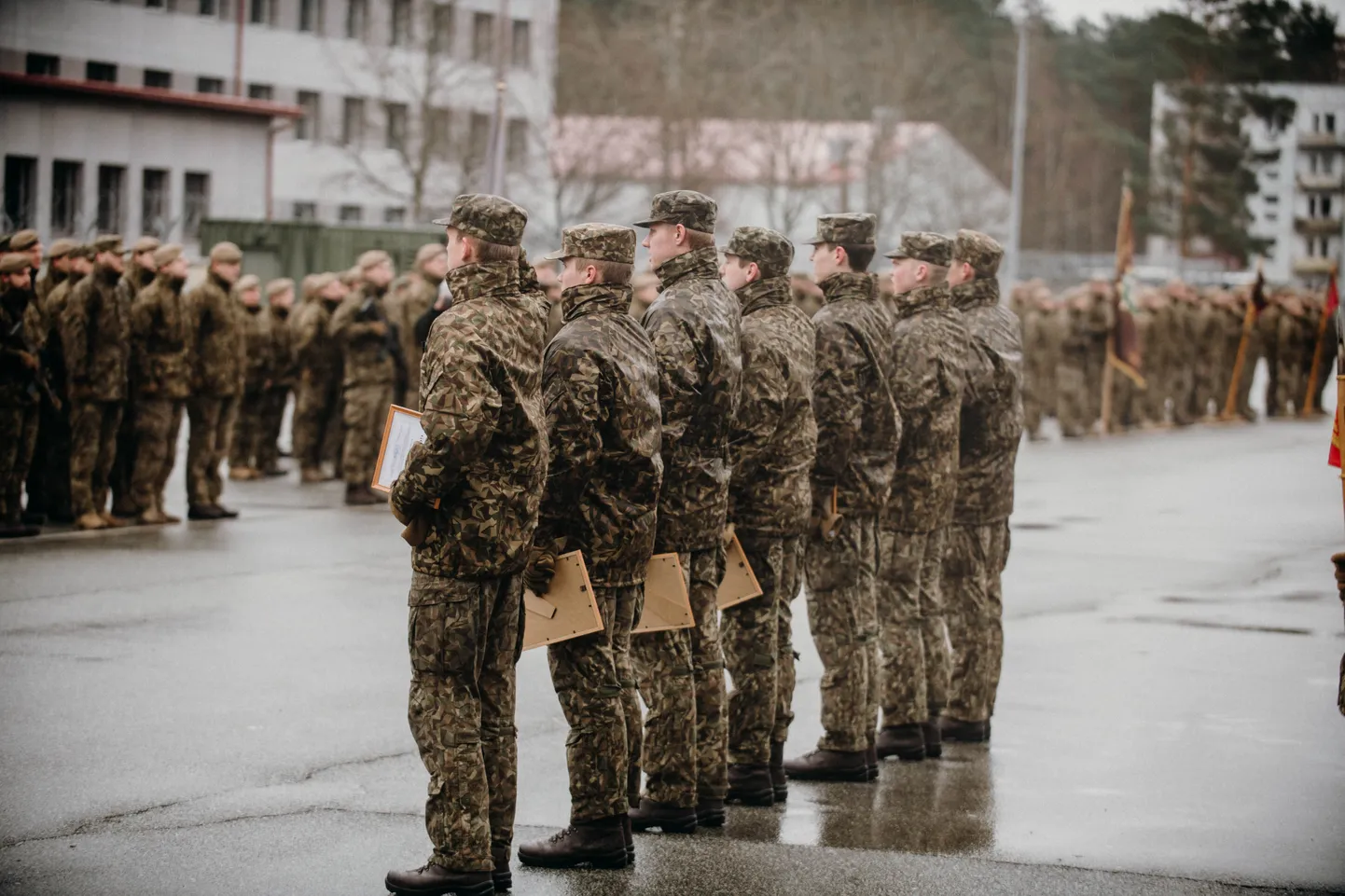 Atzīmē Valsts aizsardzības dienesta pirmo gadadienu