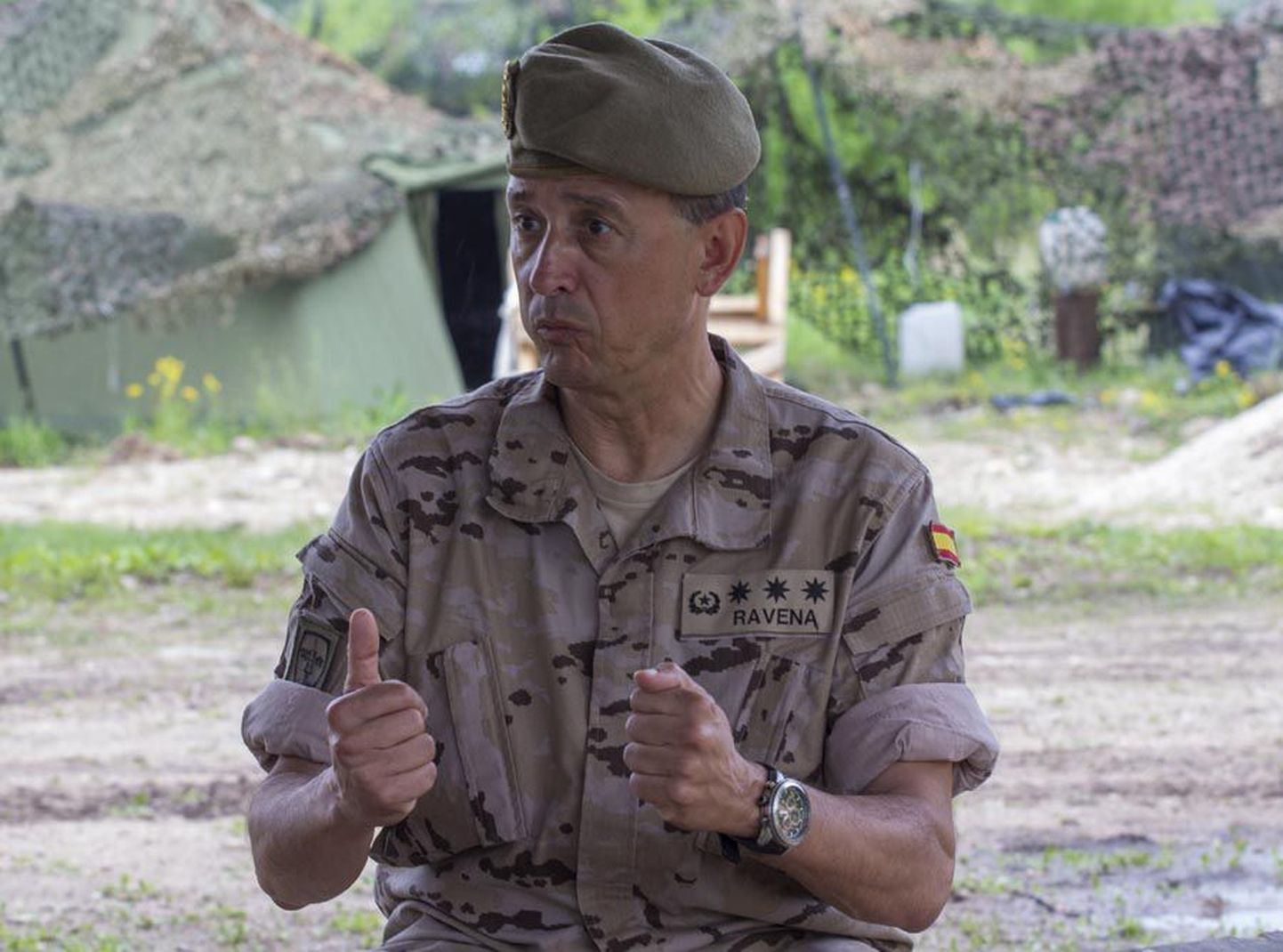 NATO ühendvägede esindaja kolonel Fernando Ravena andis õppuse juhtimisele kiitva hinnangu.