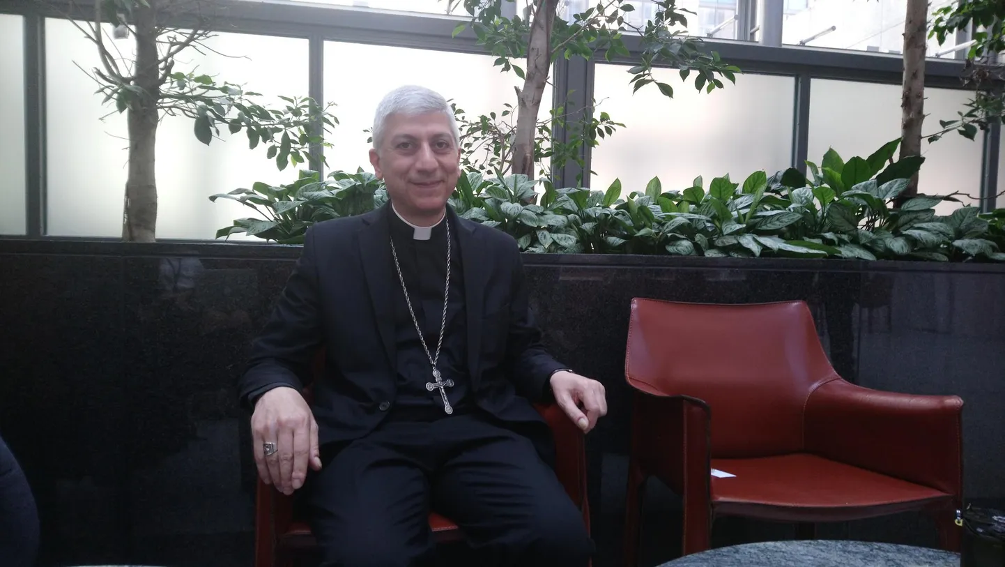 Aleppo maroniitide peapiiskop Joseph Tobji käis Brüsselis rääkimas Süüria kristlaste olukorrast.