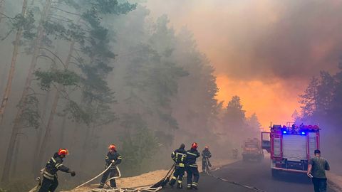 Ukraina metsapõlengus on hukkunud vähemalt kuus inimest