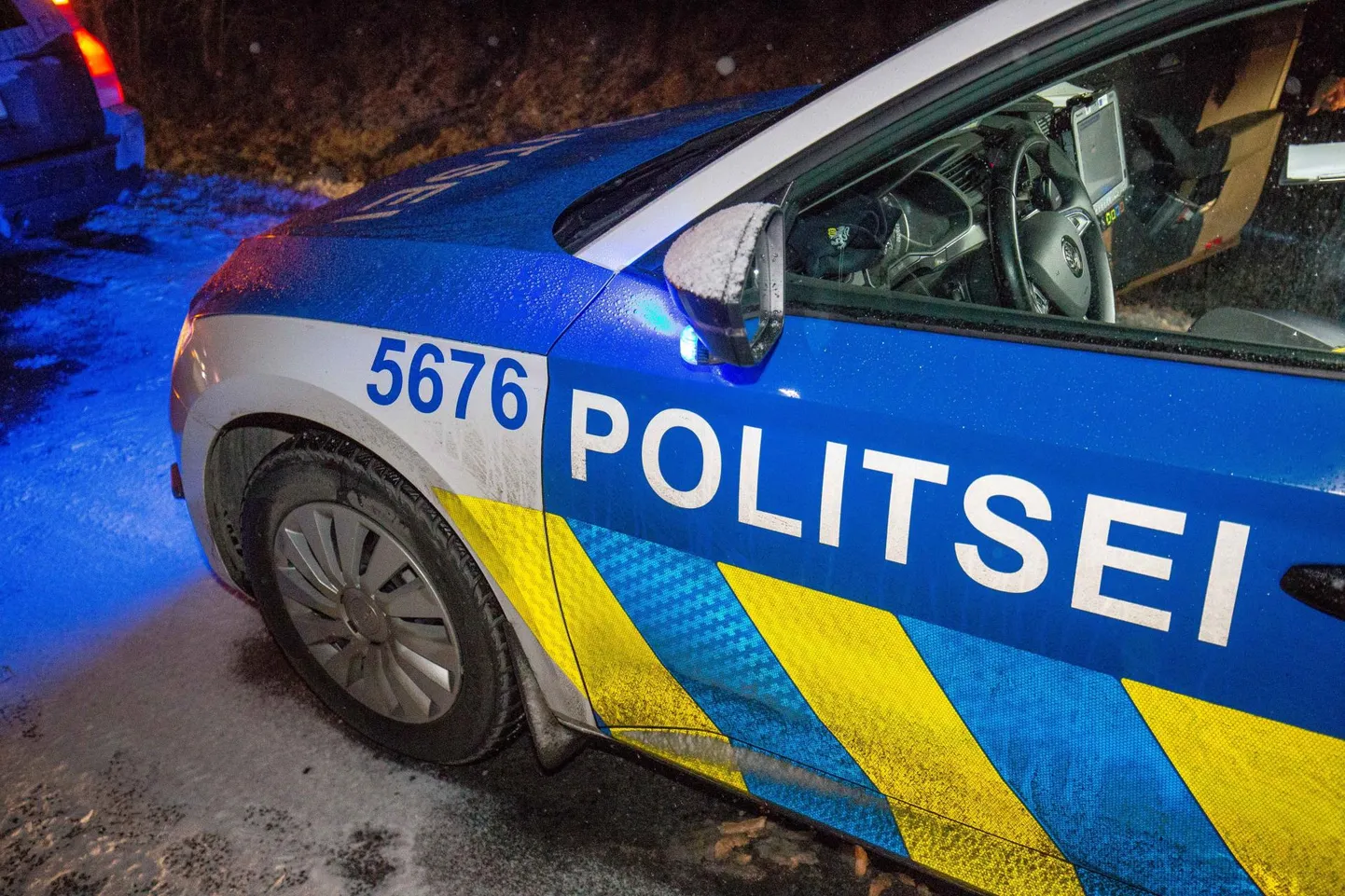 Politsei. Pilt on illustreeriv.