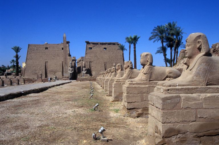 Luxori templi sfinkside allee