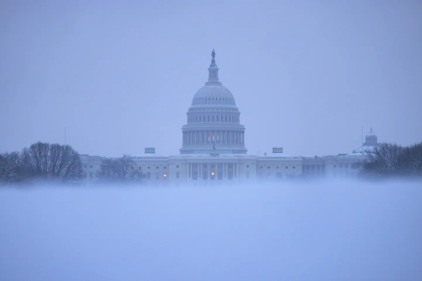 Tormine talveilm Washingtonis.
