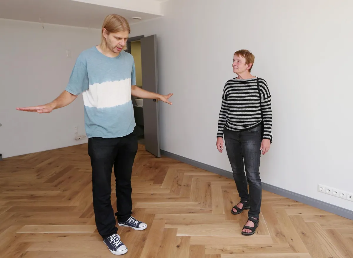 Arhitekt Kaido Kepp ja karlovalane Agnes Joala leiavad vaidluskohti.