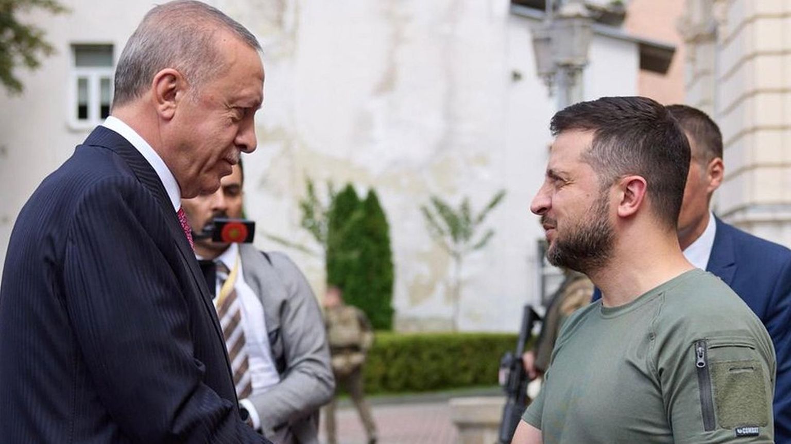 Президент Украины Владимир Зеленский встретился с турецким лидером Реджепом Тайипом Эрдоганом.