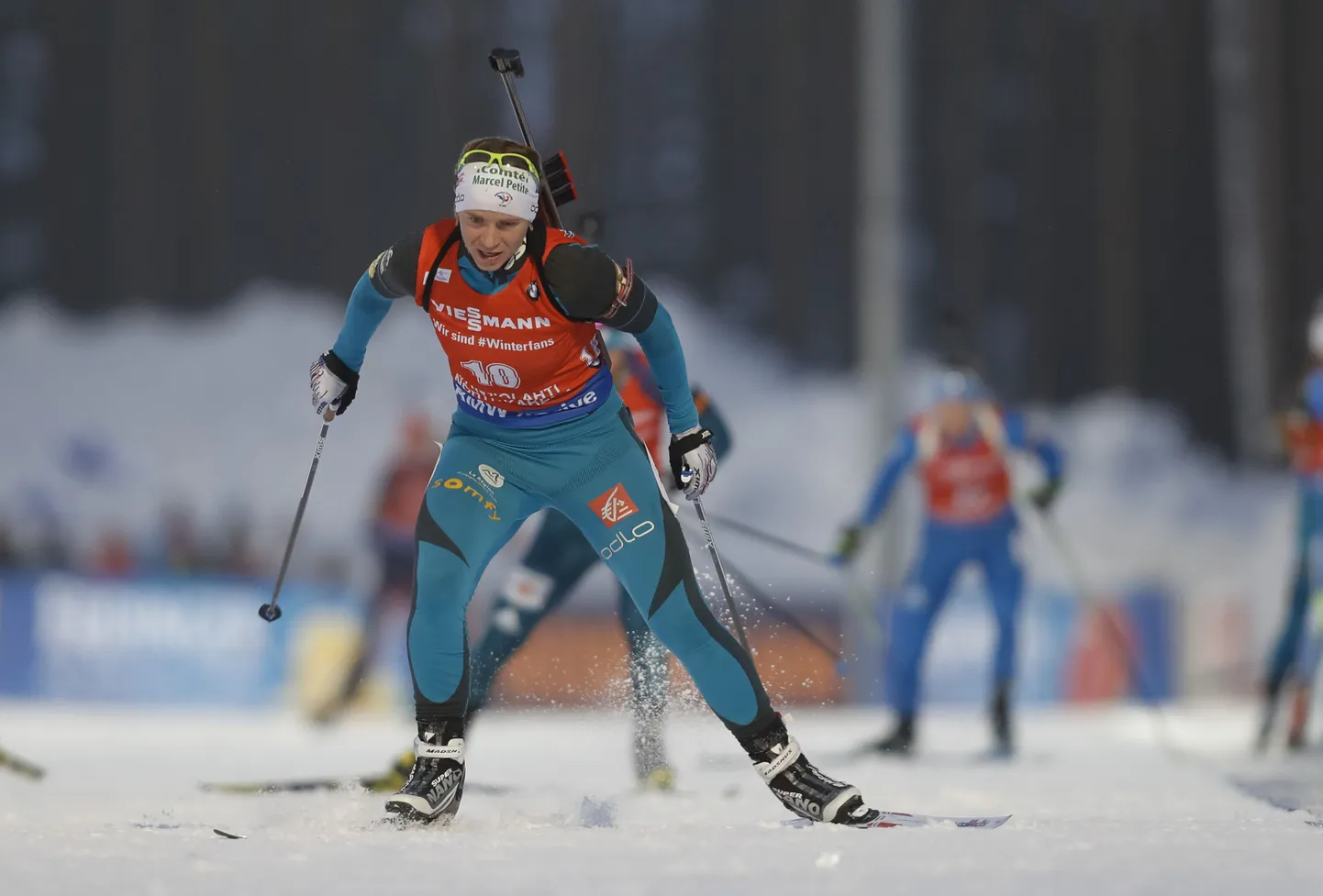 Anais Bescond tõi viimase vahetusega etapivõidu prantslannadele.