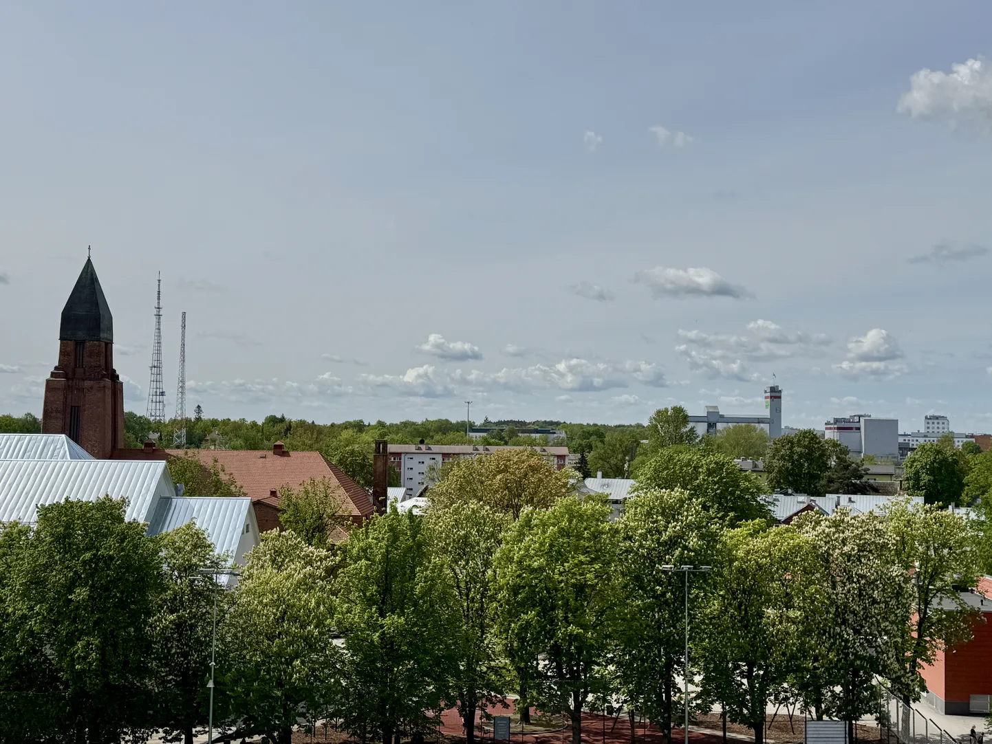 Vaade rohelisele Tartu linnale (foto on illustratiivne).