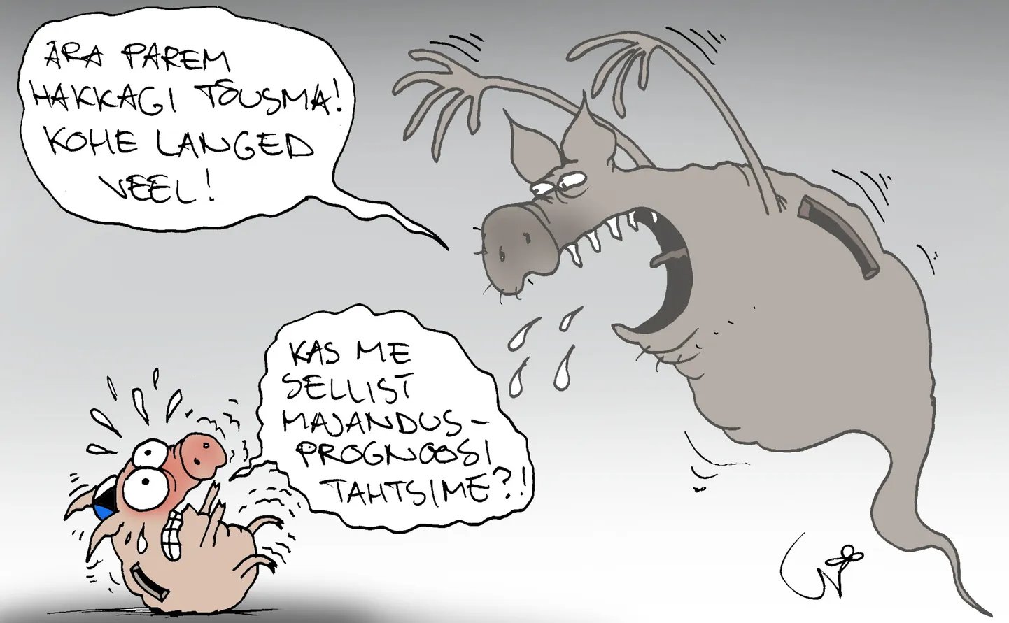 Urmas Nemvalts joonistab.