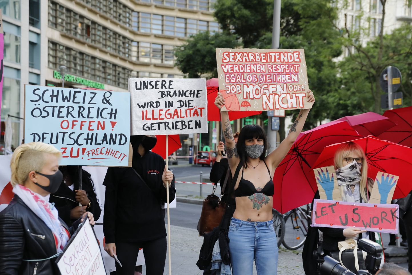 Saksamaal kogunesid seksitöötajad meelt avaldama.