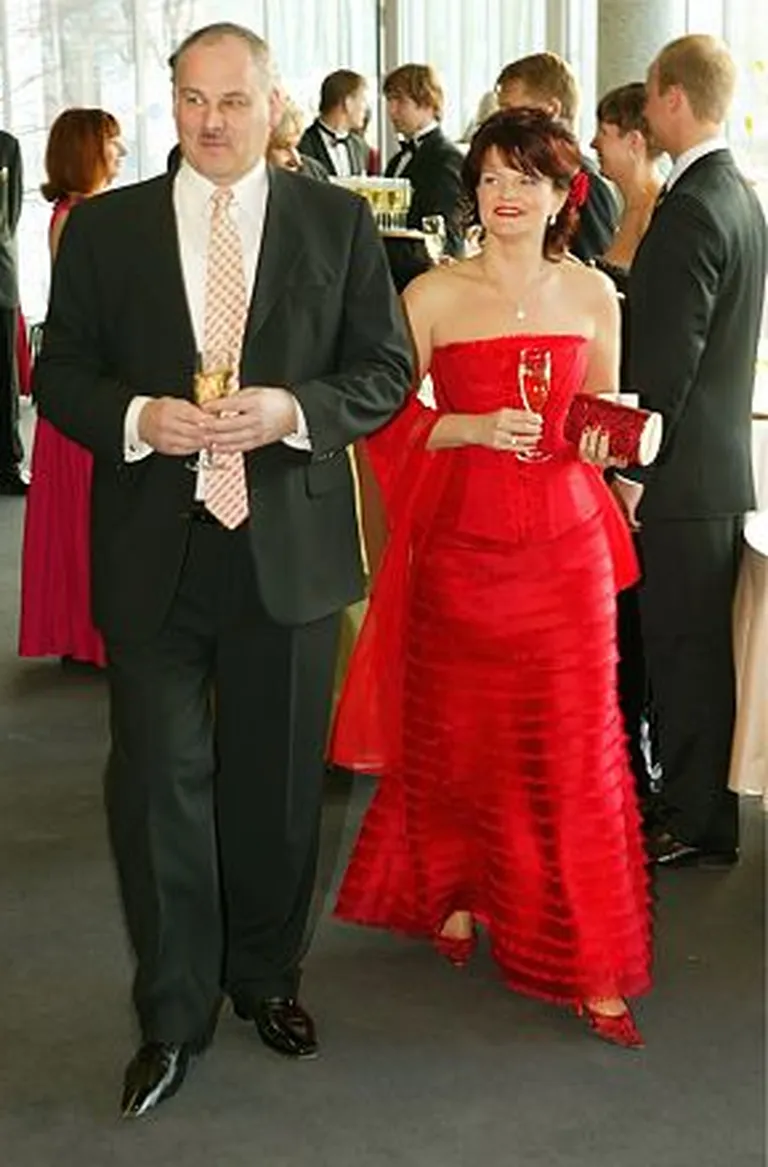 Kaubandus-Tööstuskoja ball 2004 / Aivar Kullamaa / Kersti Toots koos endise abikaasa Jaan Tootsiga