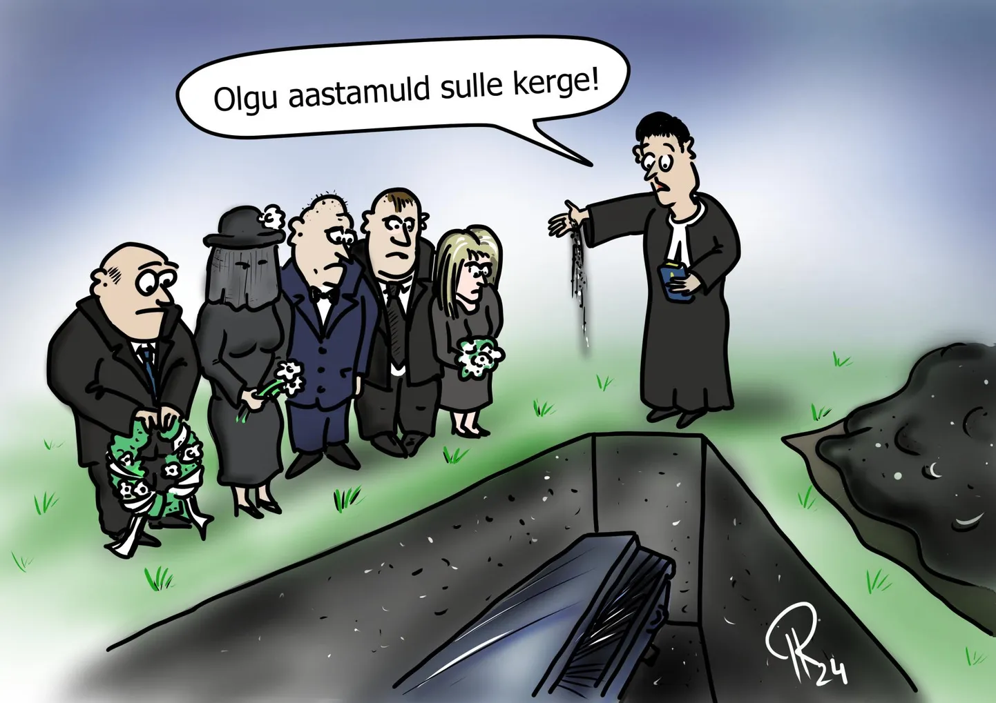 Nädala karikatuur "Aasta muld".