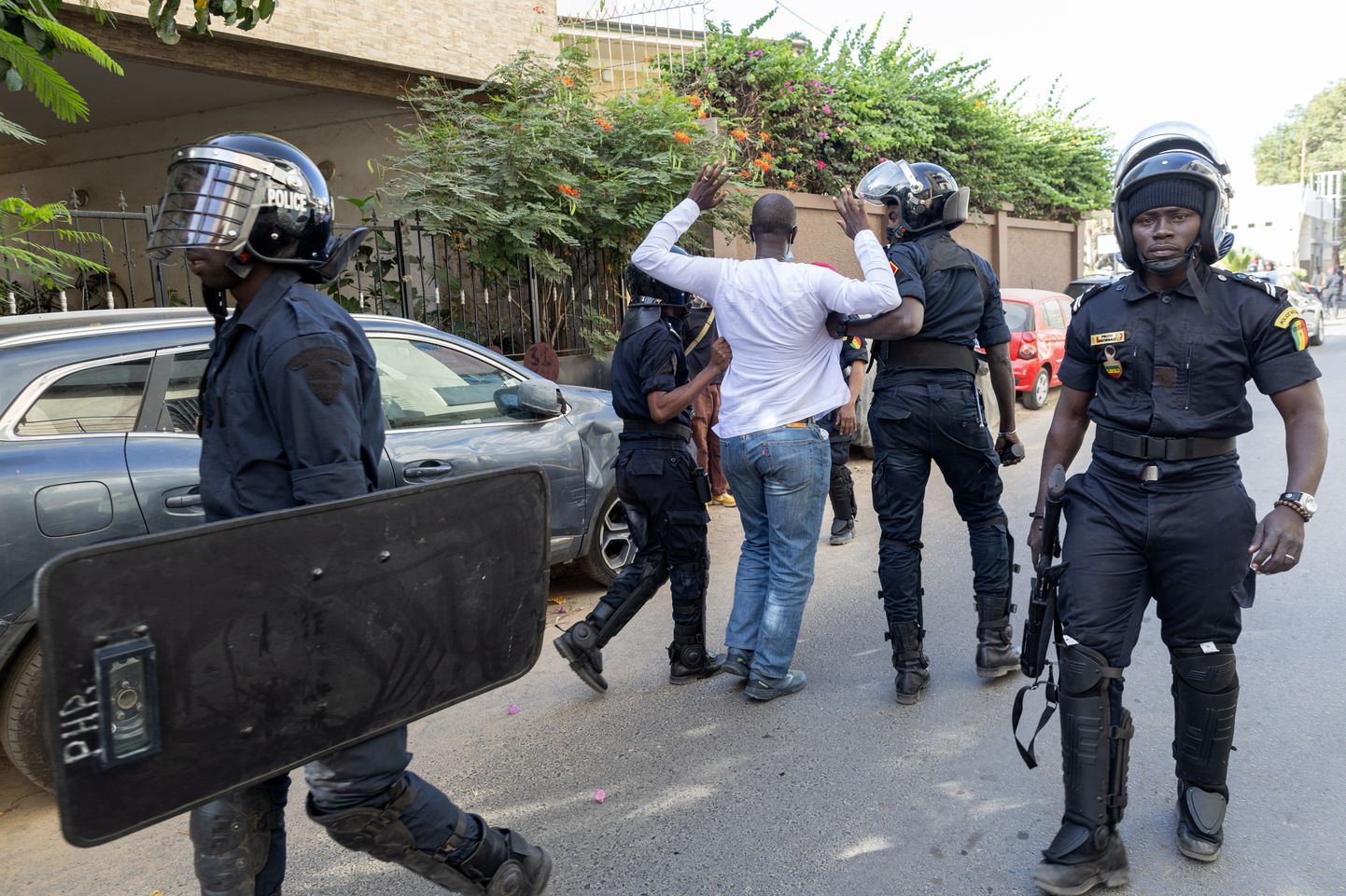 Senegali politseinikud Dakaris.