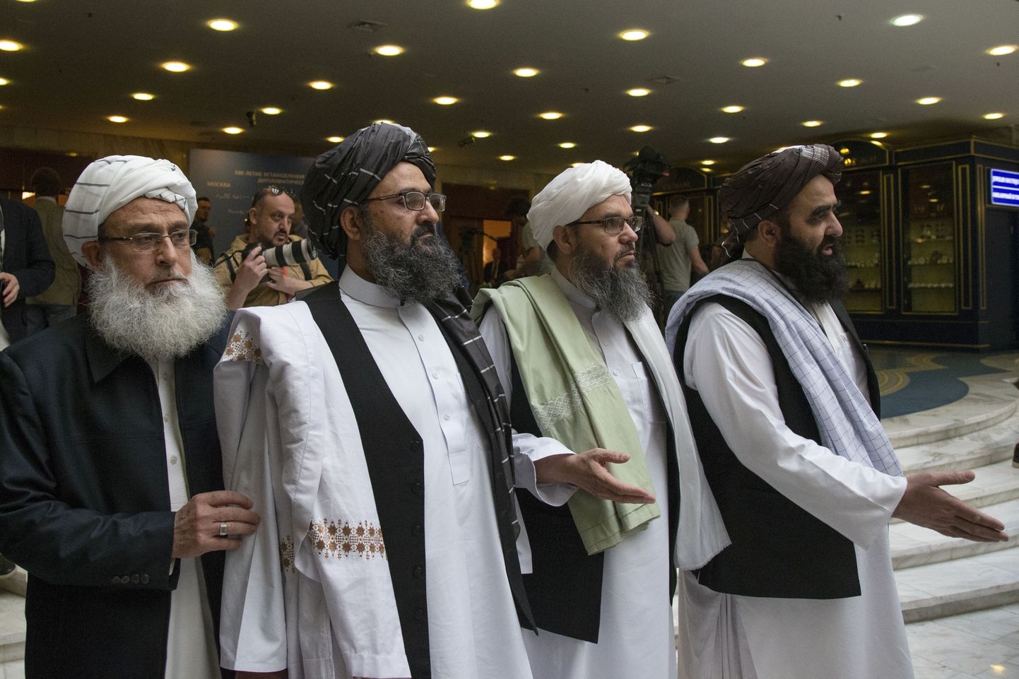 Talibani esindajad.