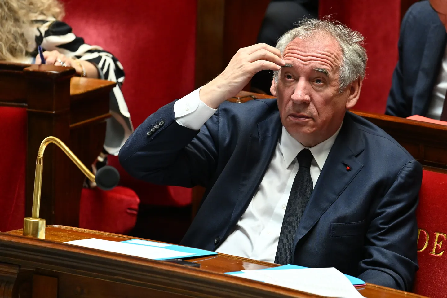 Prantsuse peaminister François Bayrou parlamendis. 13. mai 2025.