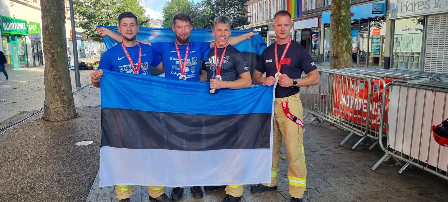Võidukasse tiimi kuulusid Timo Laks (vasakult), Kristjan Mikk, Alor Kasepõld ja Mart Liblik.