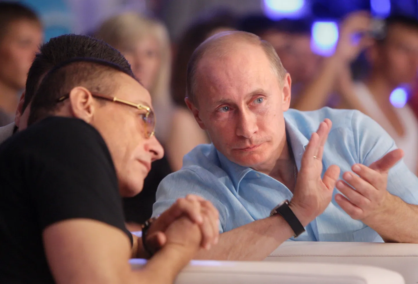 Jean Claude van Damme käib koos Putiniga võistlusi vaatamas.