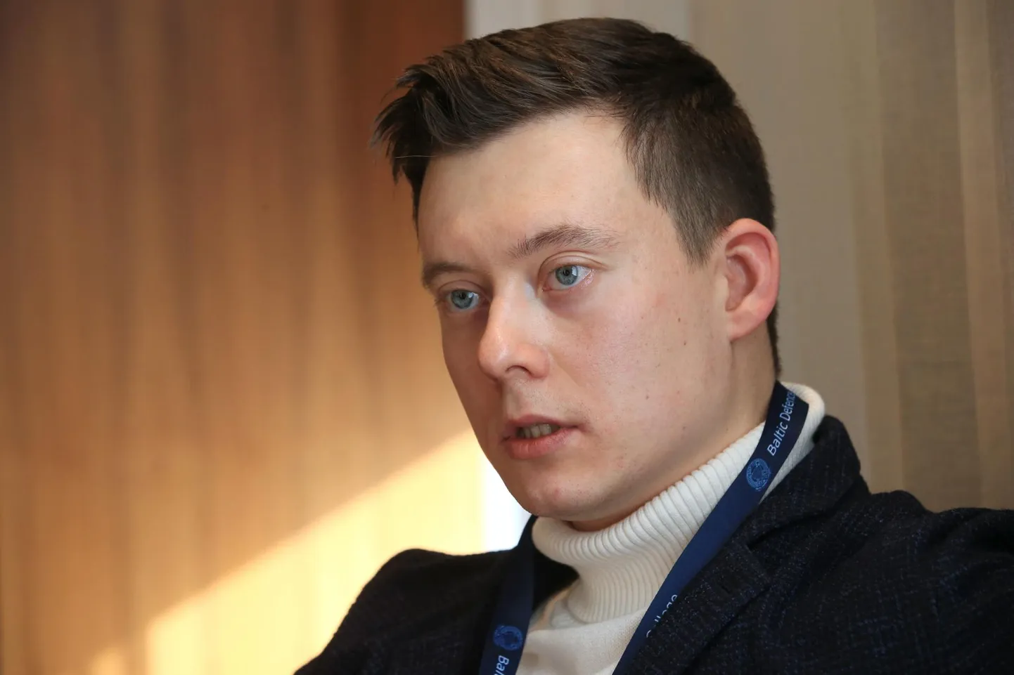 Anton Barbašin esines Tartus Balti Kaitsekolledži iga-aastasel Venemaa-konverentsil.
