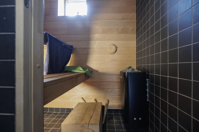 Suvilas on väike elektrisaun, sest õige suvilaelu käib koos saunaga.