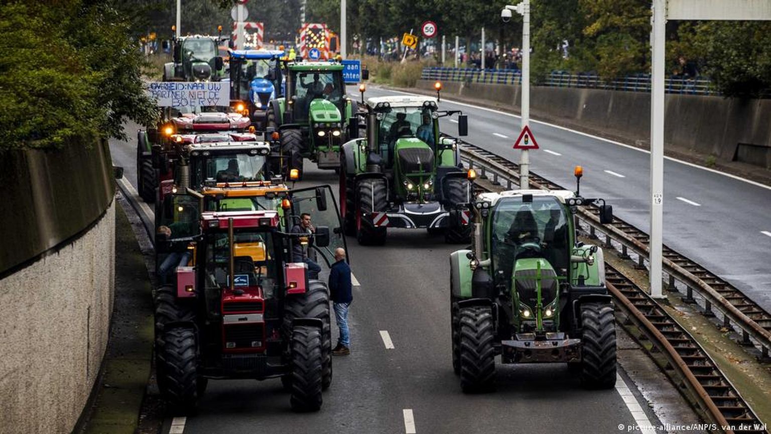 Протесты фермеров в Нидерландах (фото из архива)