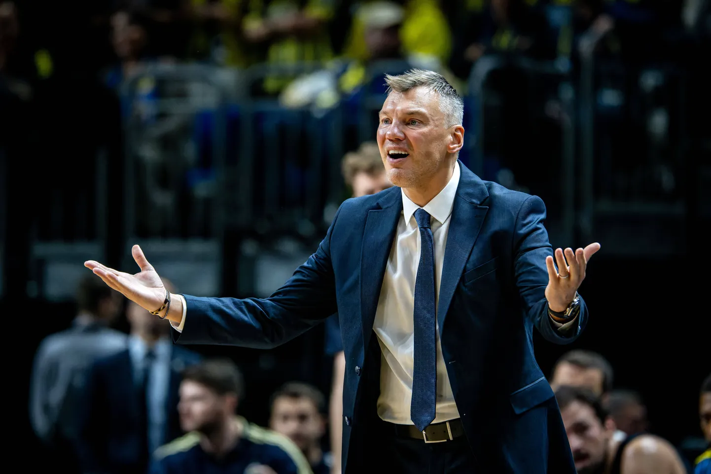 Istanbuli Fenerbahce peatreener Šarunas Jasikevicius on nõutu.