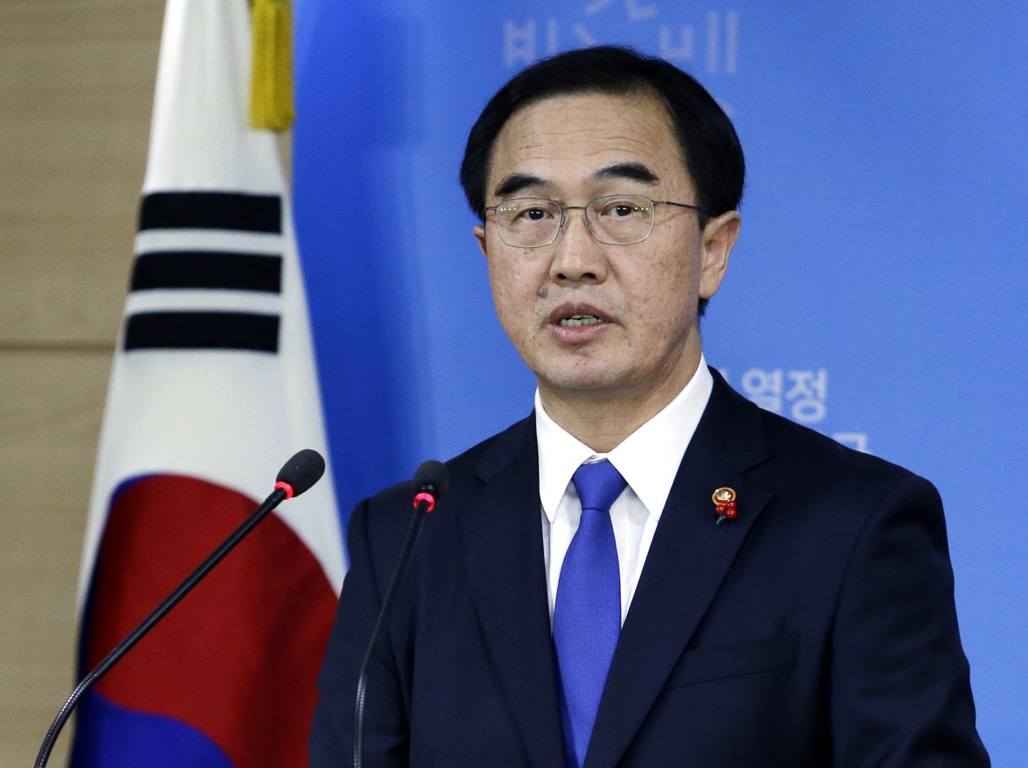 Souli ühinemisminister Cho Myoung-gyon.