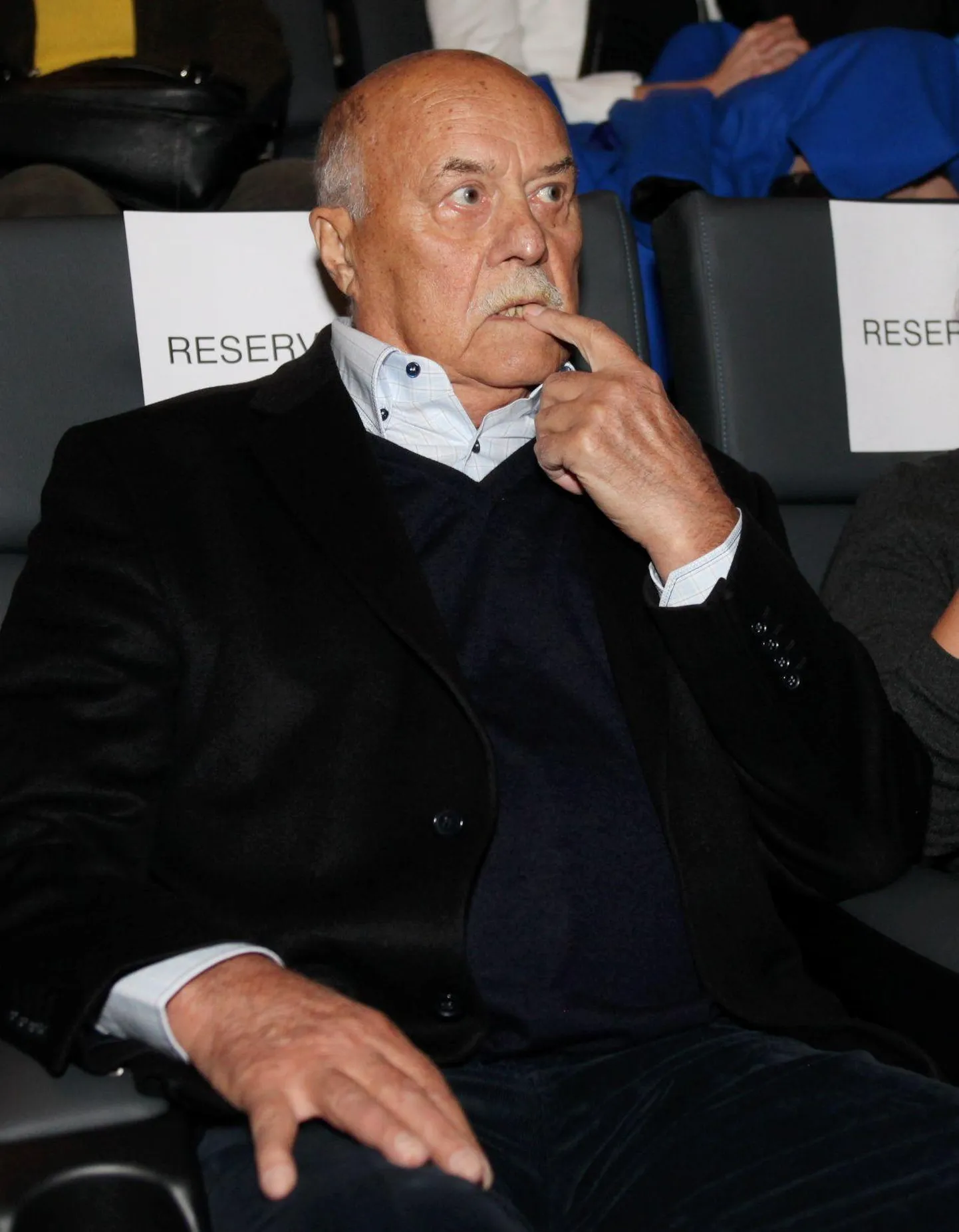 Režissöör Stanislav Govoruhhini filmi «Imelise ajastu lõpp» esilinastus kinos Kosmos IMAX FOTO: Viktor Burkivski