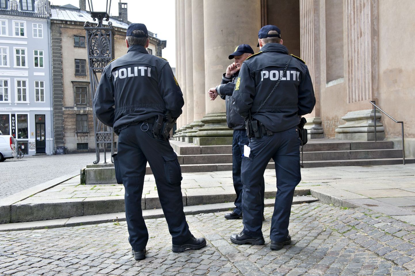 Taani politseinikud Kopenhaagenis.
