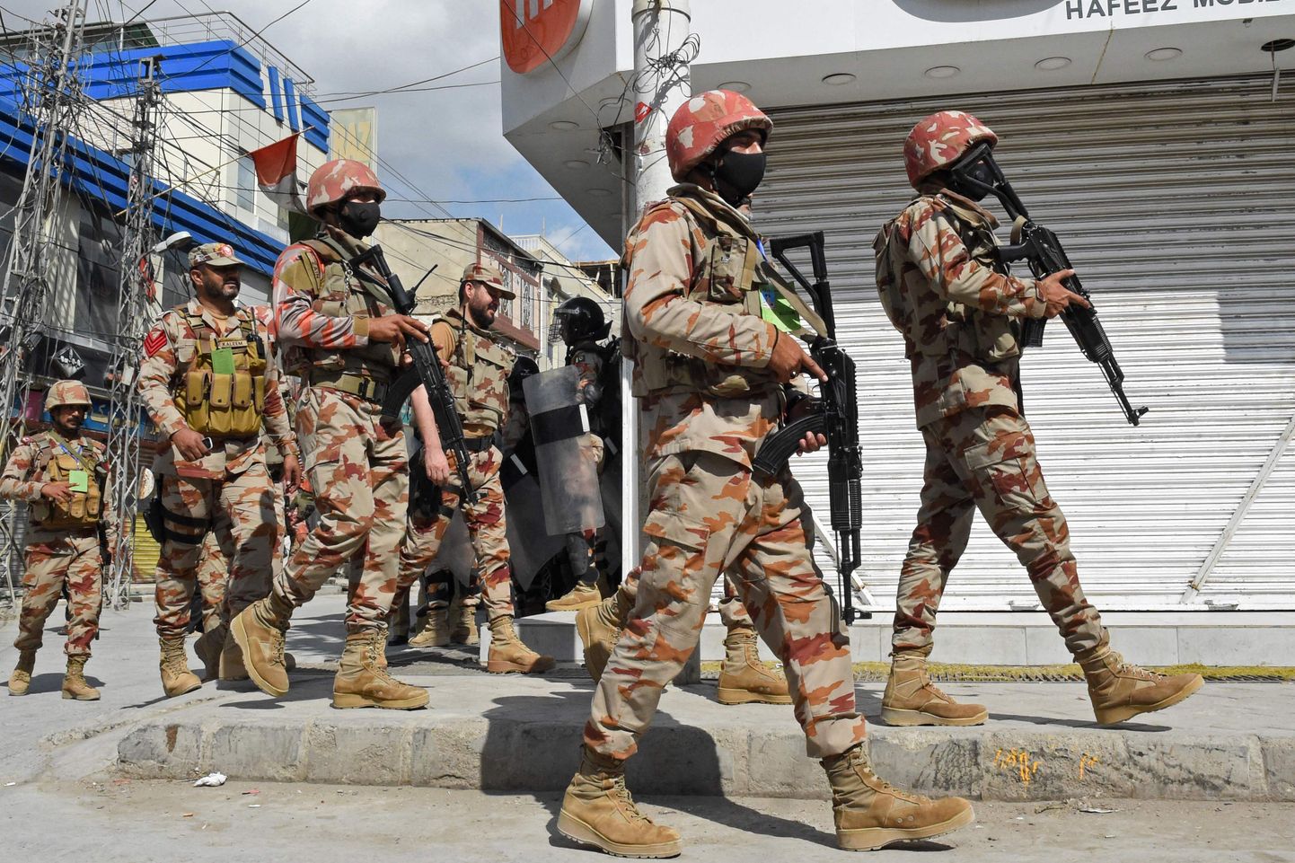 Pakistani relvajõud Belutšistani provintsis.