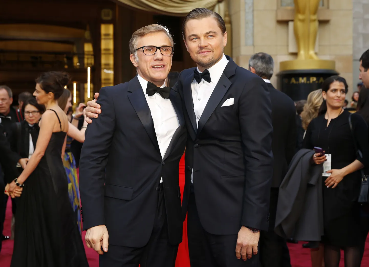 Christoph Waltz ja Leonardo DiCaprio