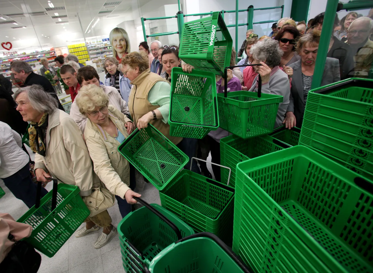 Tunglemine vastavatud Annelinna Prismas selle aasta mais.