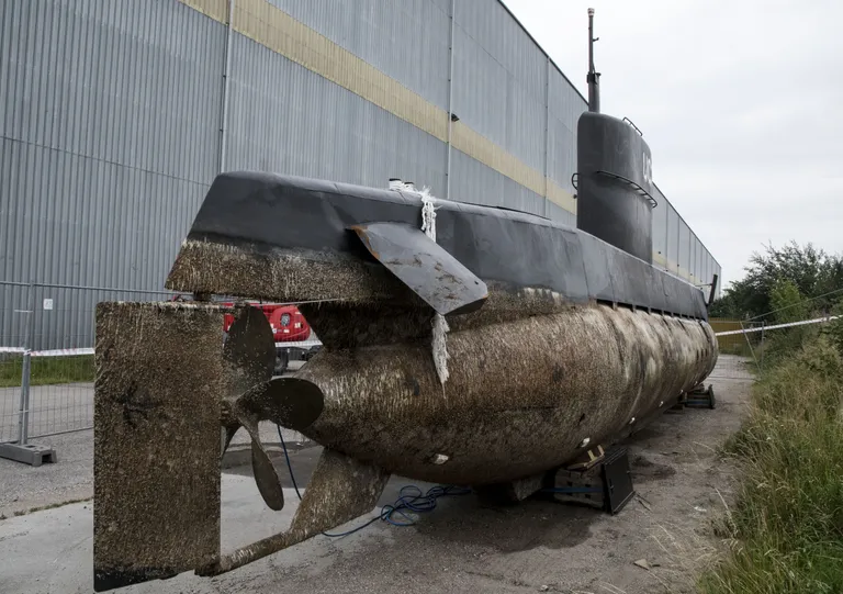 Merepõhjast üles tõstetud UC3 Nautilus. /Johan Nilsson/TT/Scanpix.