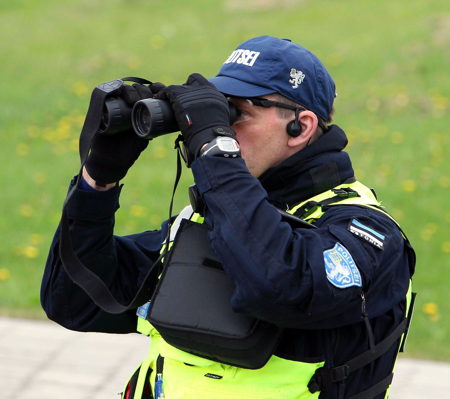 Politsei Tallinna lennujaamas.