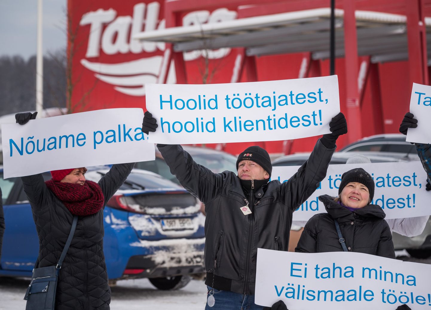 HKScani koosseisu kuuluv Tallegg näitas Rakvere lihatööstuse streigi ajal üles solidaarsust streikijate suhtes.